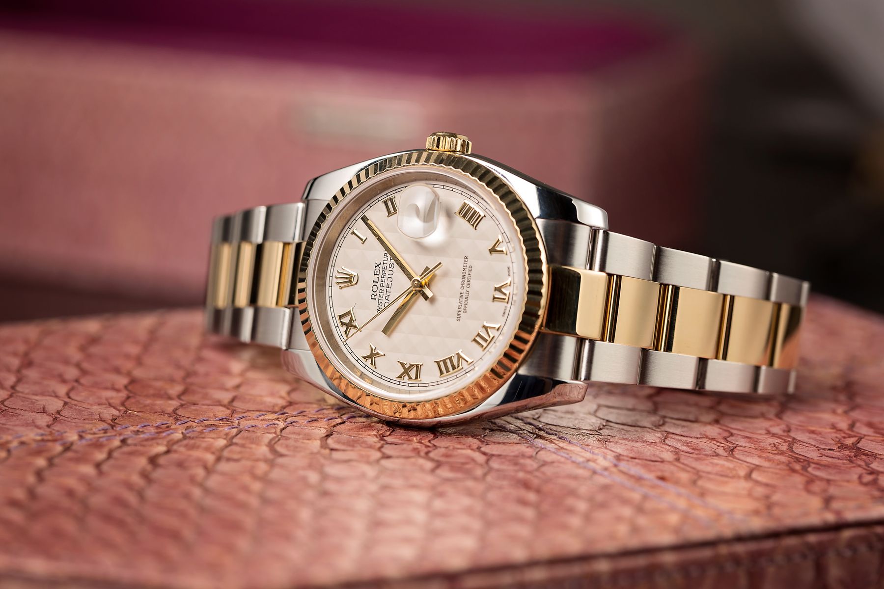 Ladies Rolex Datejust Steel and Gold Roman Dial Ladies Rolex Datejust Steel and Gold Roman Dial