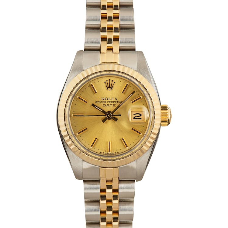 Ladies Rolex Date 6917 Steel & Yellow Gold