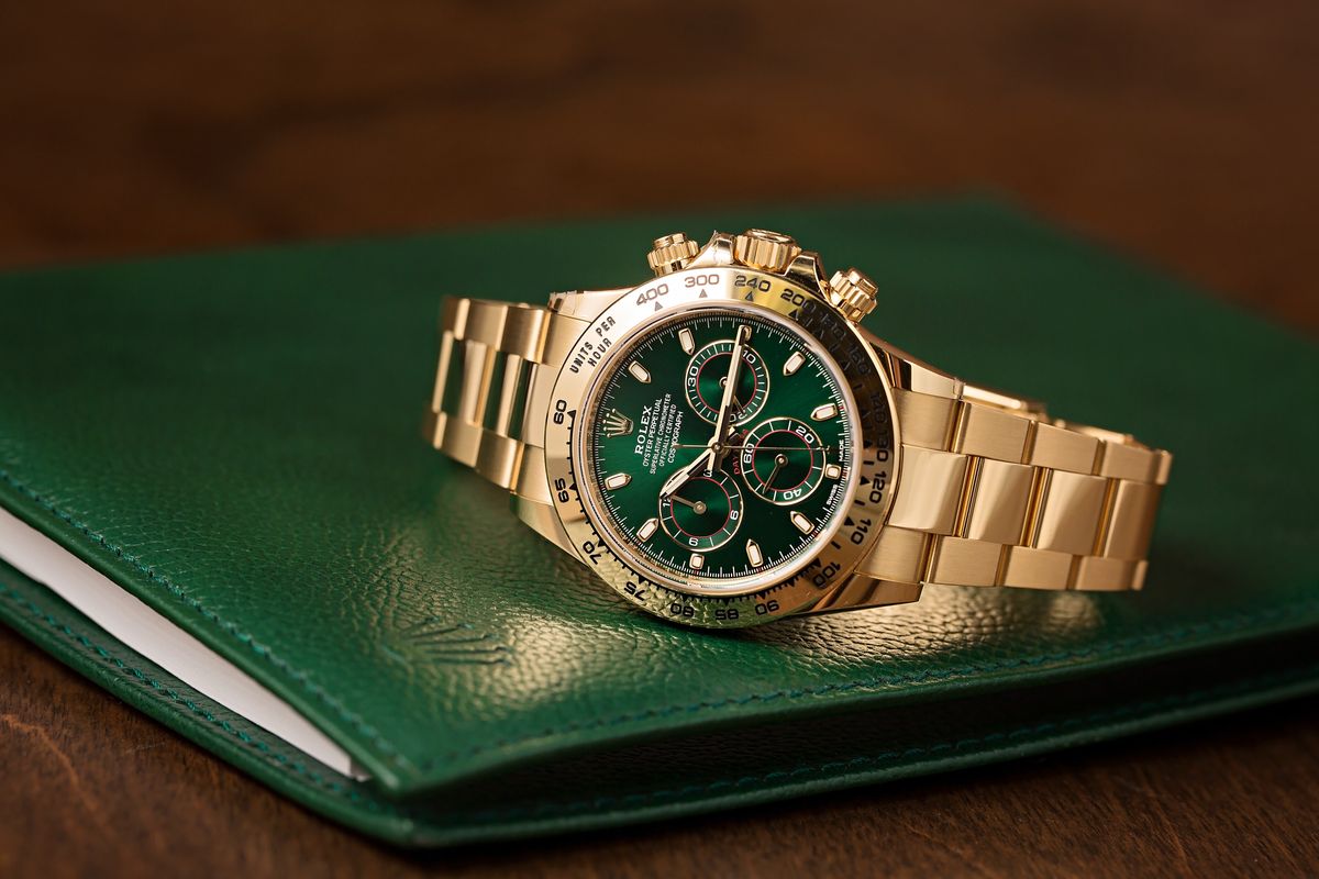 Rolex Daytona Green Dial Gold Rolex Daytona Green Dial Gold